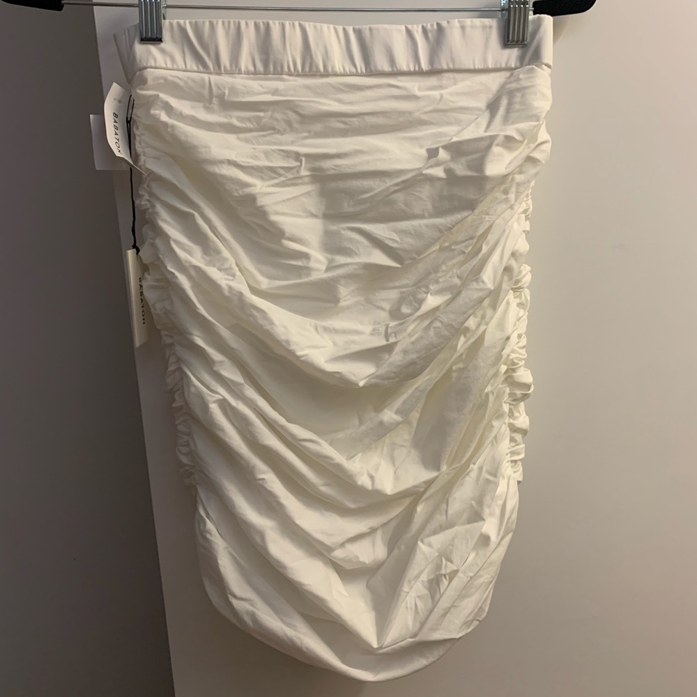 White skirt